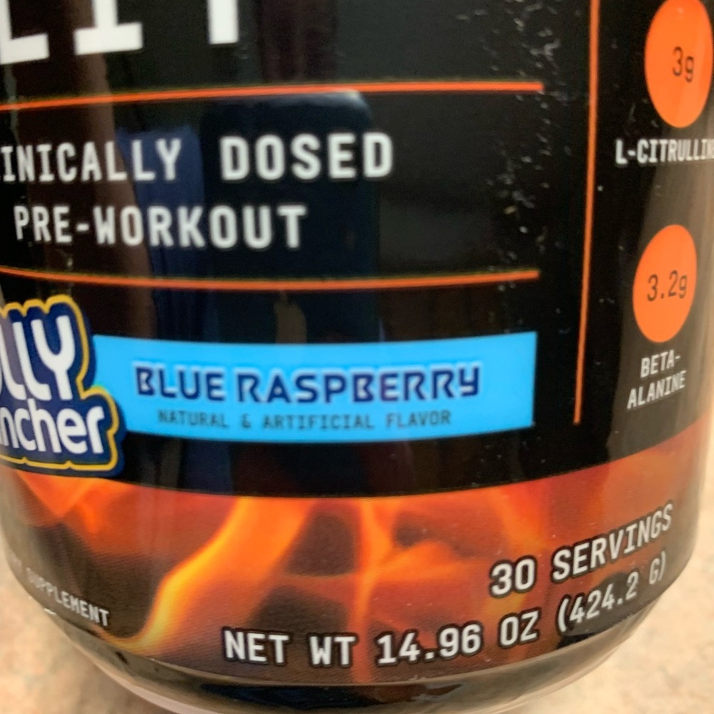 New Pre-workout Supplement - Blue Raspberry - Picture 3 of 5